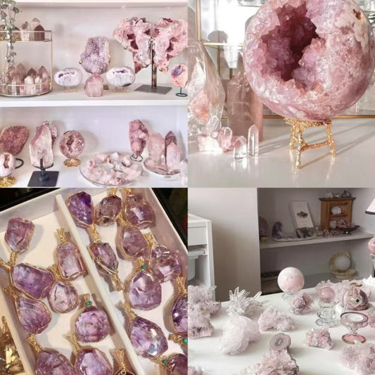 Crystal necklaces and earrings, a must for elegance